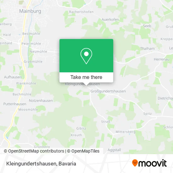 Карта Kleingundertshausen