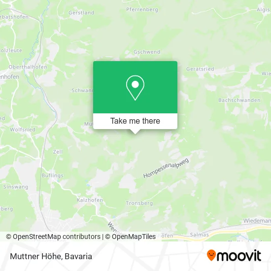 Карта Muttner Höhe