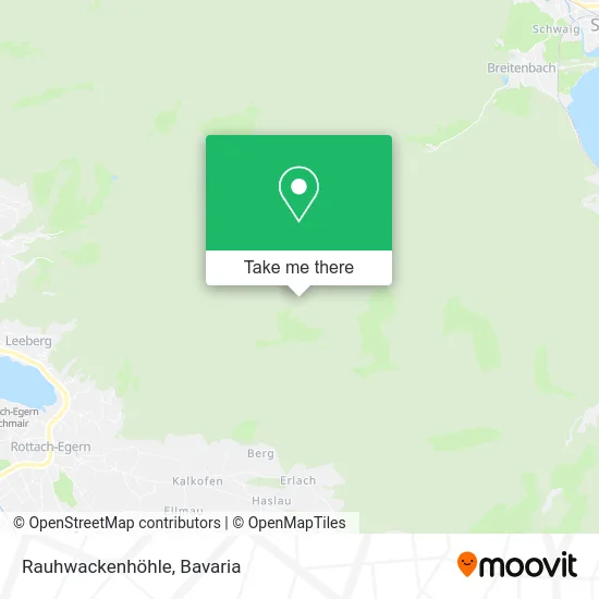 Карта Rauhwackenhöhle