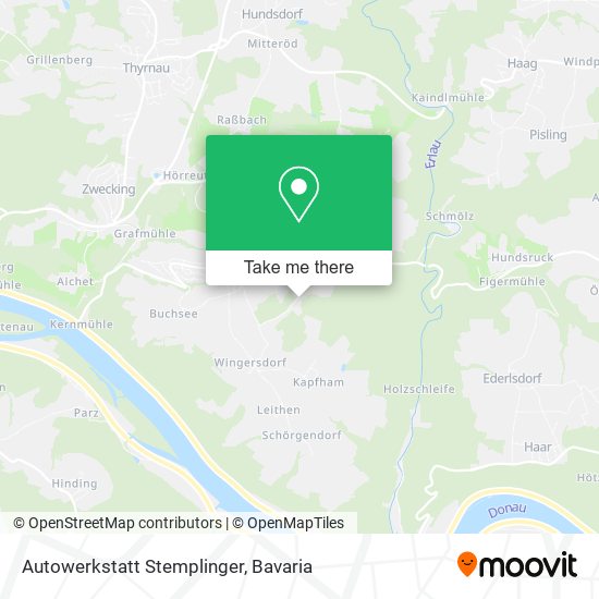 Карта Autowerkstatt Stemplinger