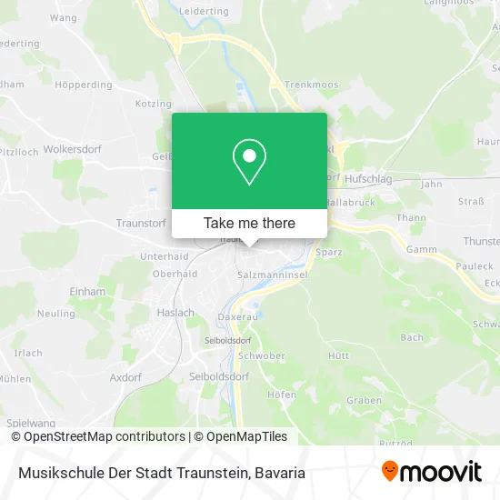 Карта Musikschule Der Stadt Traunstein