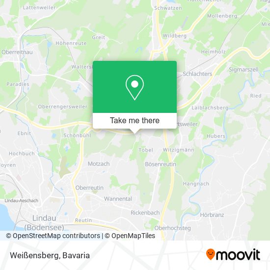 Weißensberg map