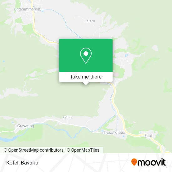 Kofel map