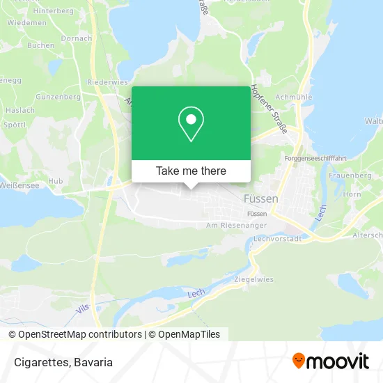 Карта Cigarettes