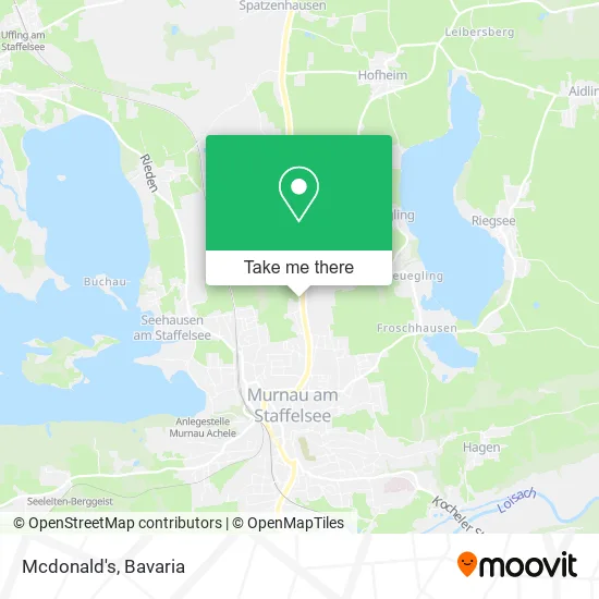 Карта Mcdonald's