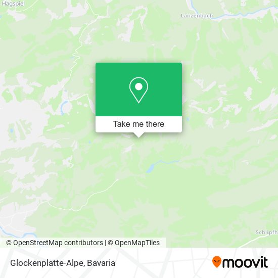 Glockenplatte-Alpe map