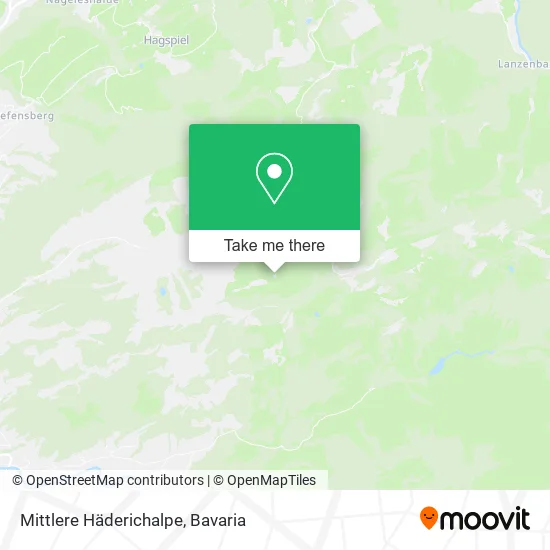 Карта Mittlere Häderichalpe