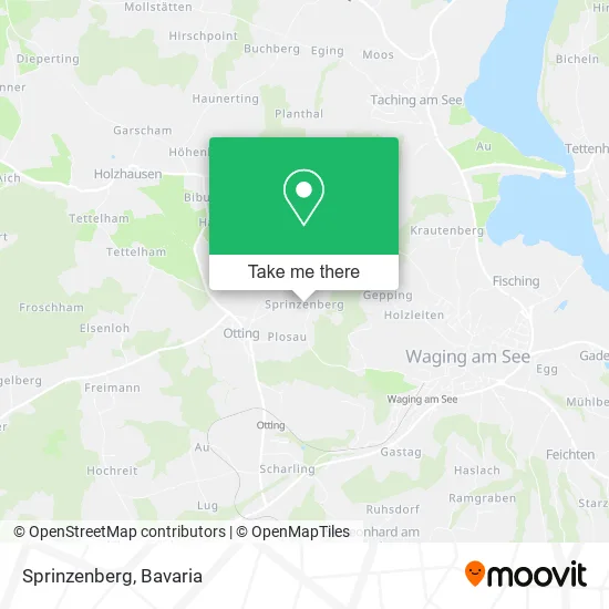 Карта Sprinzenberg