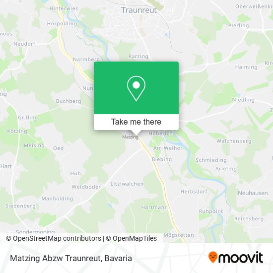 Карта Matzing Abzw Traunreut
