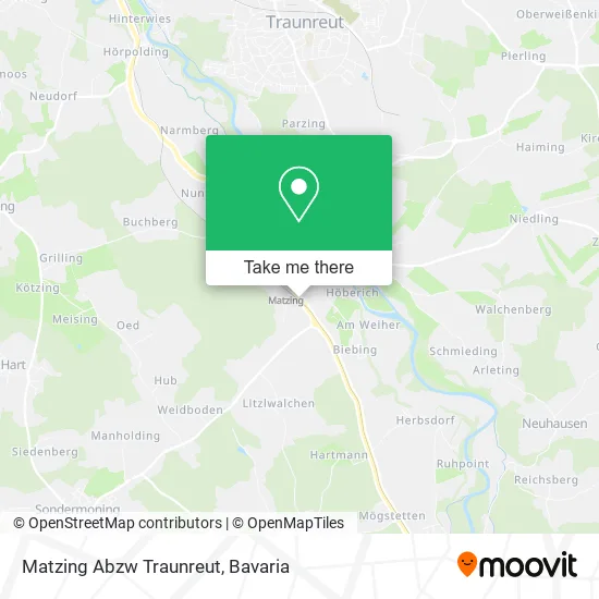 Карта Matzing Abzw Traunreut