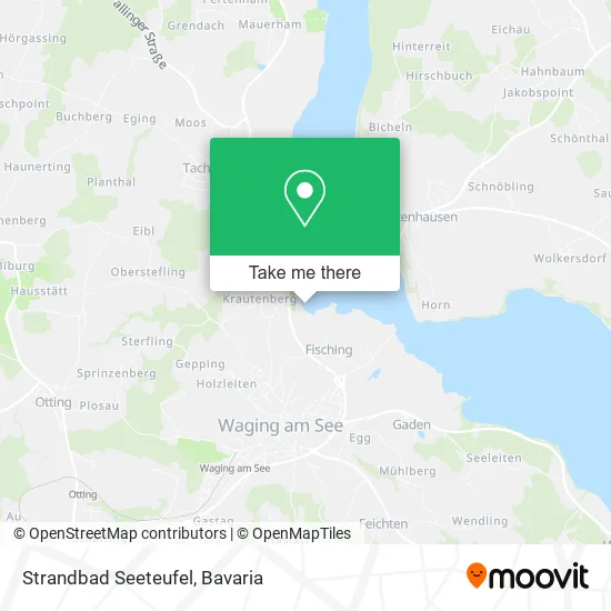 Карта Strandbad Seeteufel