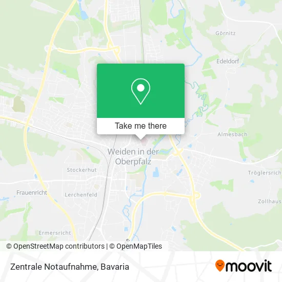 Карта Zentrale Notaufnahme