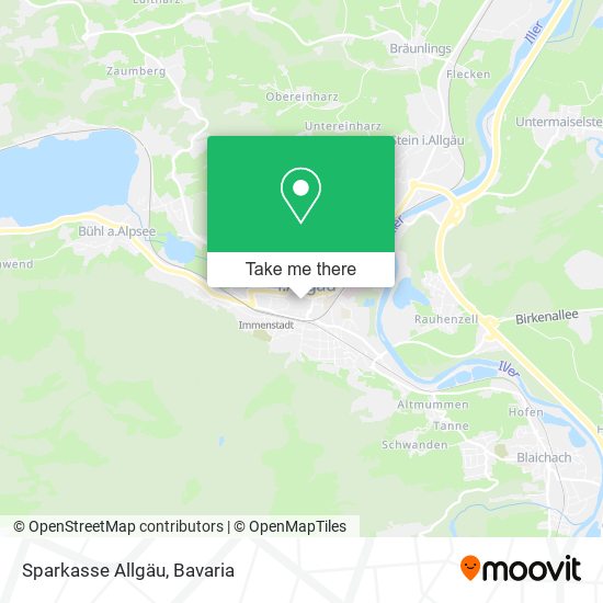 Sparkasse Allgäu map