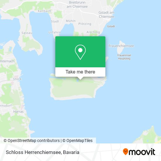 Schloss Herrenchiemsee map