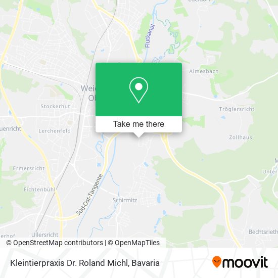 Kleintierpraxis Dr. Roland Michl map