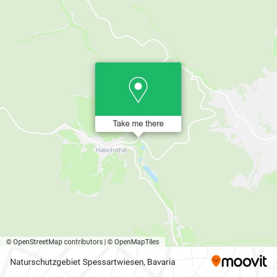 Карта Naturschutzgebiet Spessartwiesen