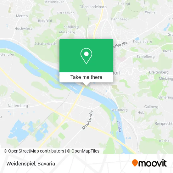 Карта Weidenspiel