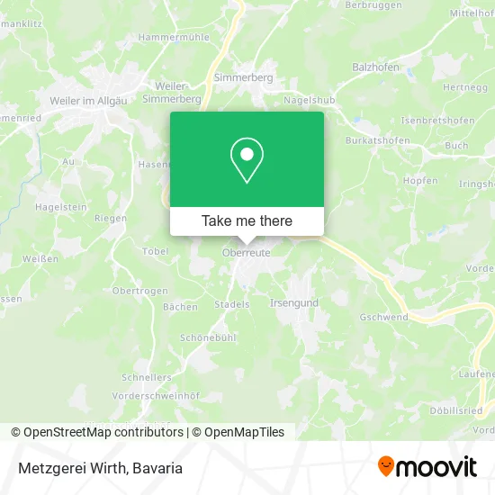 Metzgerei Wirth map