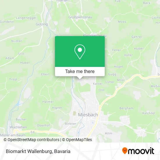 Карта Biomarkt Wallenburg