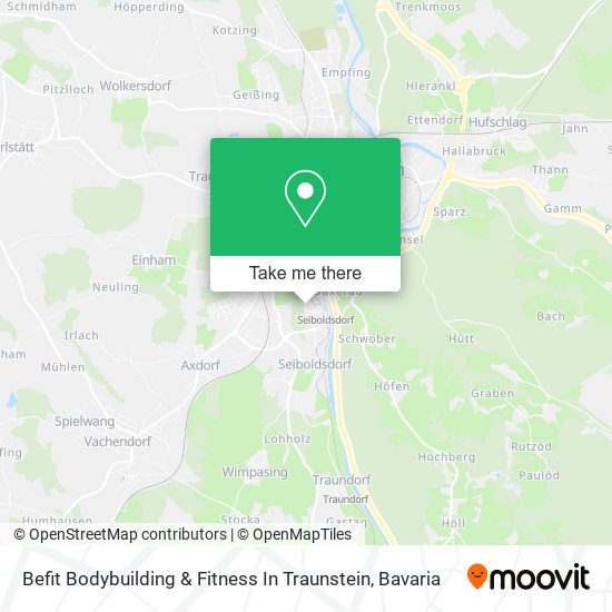 Карта Befit Bodybuilding & Fitness In Traunstein