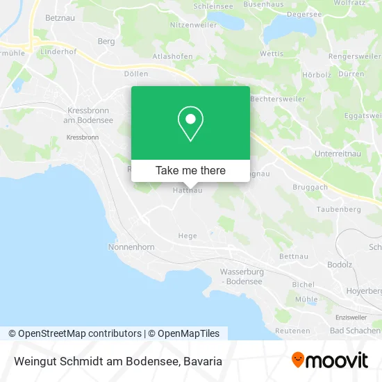 Карта Weingut Schmidt am Bodensee