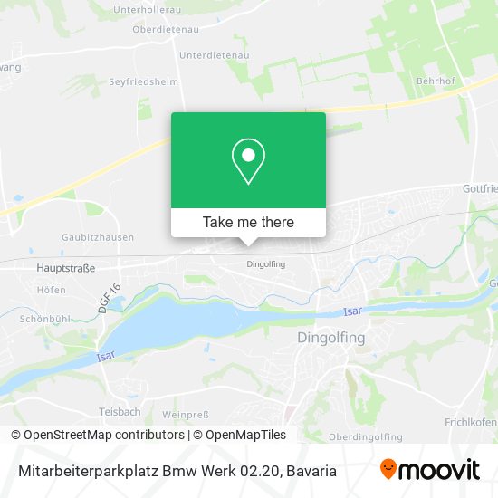 Mitarbeiterparkplatz Bmw Werk 02.20 map