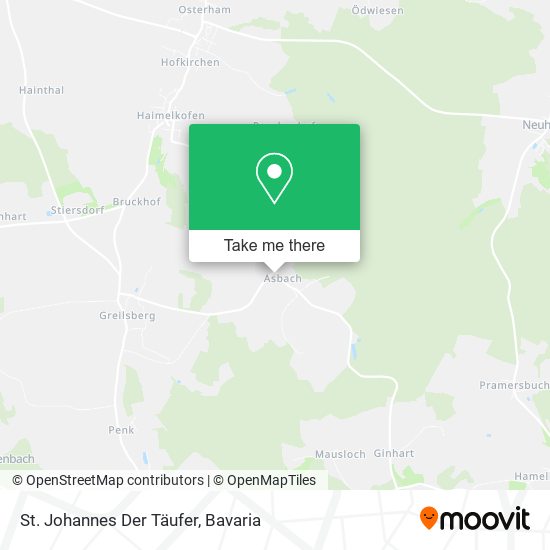 St. Johannes Der Täufer map