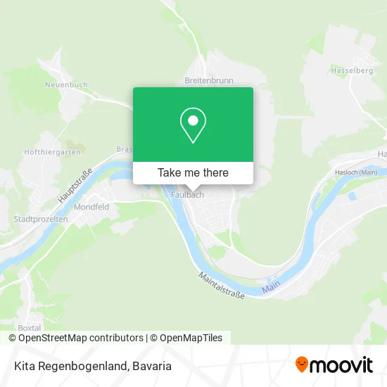 Карта Kita Regenbogenland