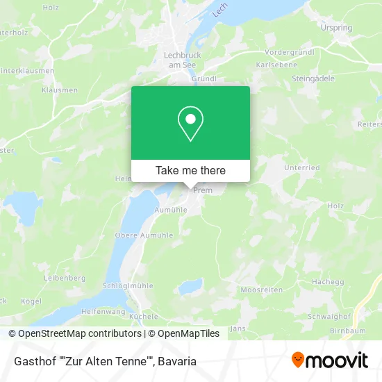 Карта Gasthof ""Zur Alten Tenne""