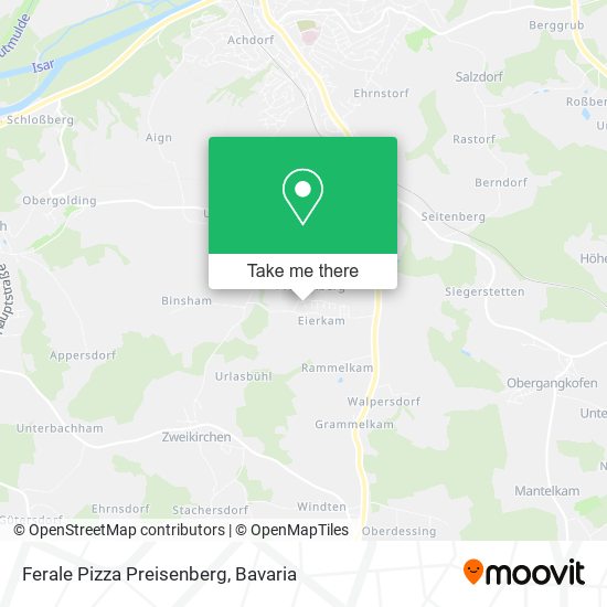 Карта Ferale Pizza Preisenberg