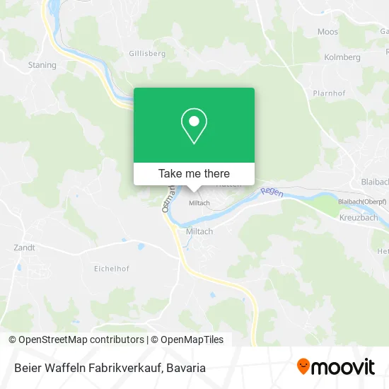 Карта Beier Waffeln Fabrikverkauf