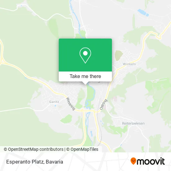 Карта Esperanto Platz