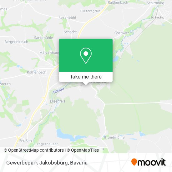 Gewerbepark Jakobsburg map