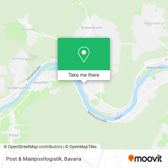 Карта Post & Mainpostlogistik