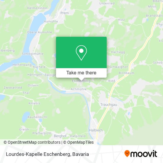 Lourdes-Kapelle Eschenberg map
