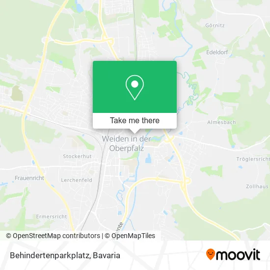 Карта Behindertenparkplatz