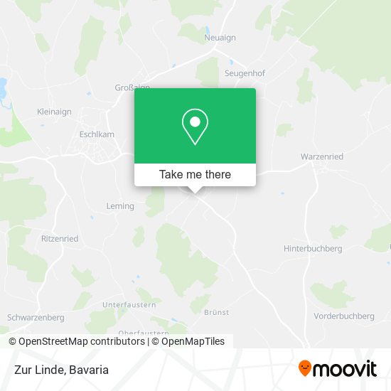 Zur Linde map