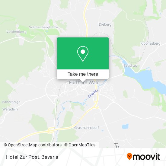 Hotel Zur Post map