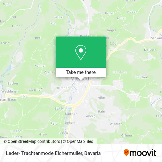 Карта Leder- Trachtenmode Eichermüller