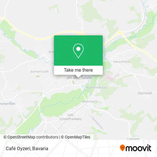 Карта Café Oyzeri