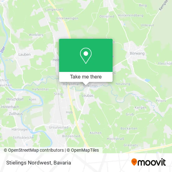 Карта Stielings Nordwest