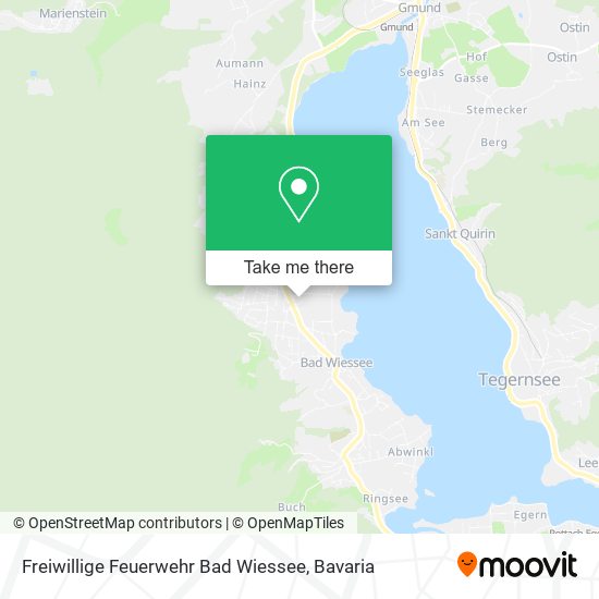 Freiwillige Feuerwehr Bad Wiessee map