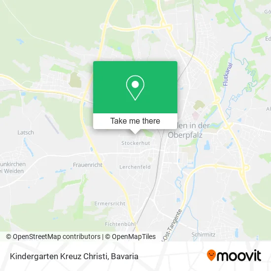 Kindergarten Kreuz Christi map