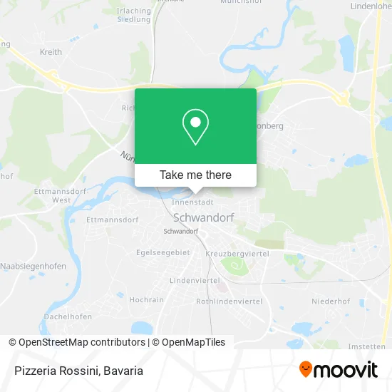 Pizzeria Rossini map