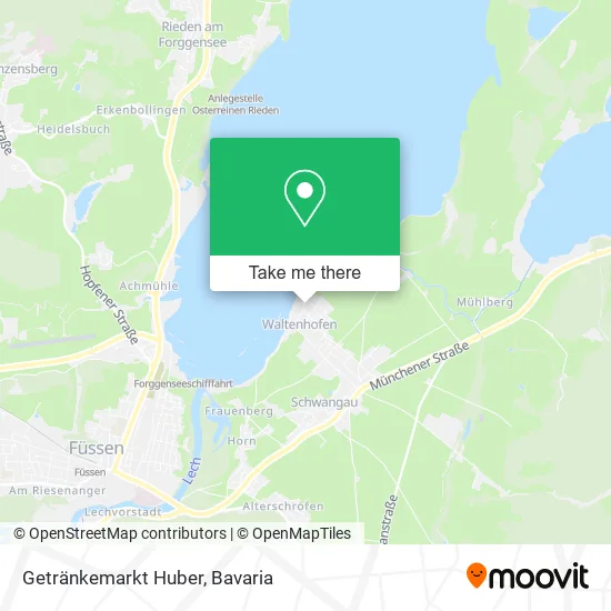 Карта Getränkemarkt Huber