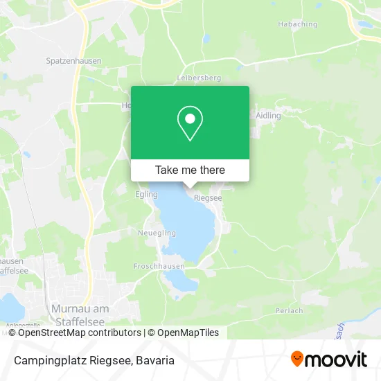 Карта Campingplatz Riegsee
