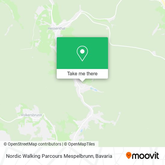 Карта Nordic Walking Parcours Mespelbrunn