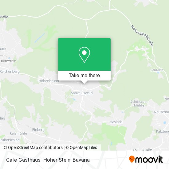Карта Cafe-Gasthaus- Hoher Stein