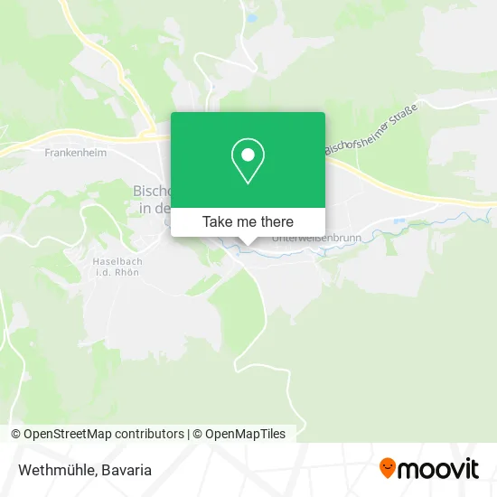 Карта Wethmühle