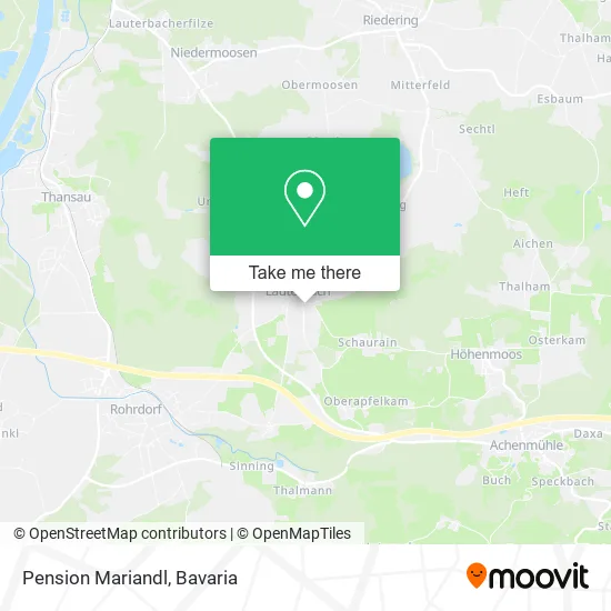 Карта Pension Mariandl